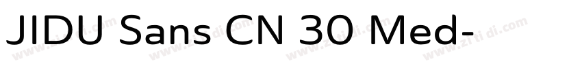 JIDU Sans CN 30 Med字体转换